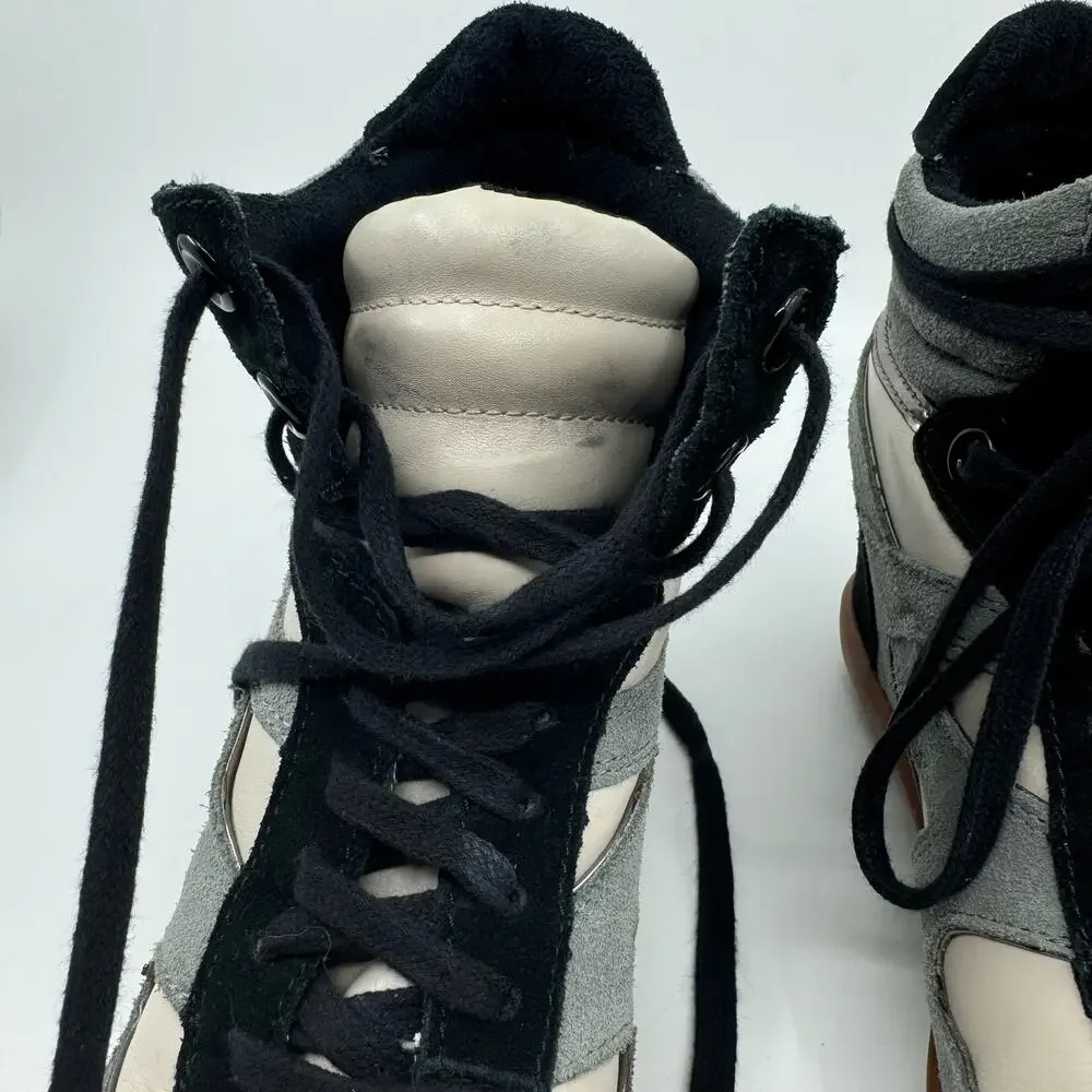 Bronx Hotsee high-top wedge sneakers trainers Y2K size 37